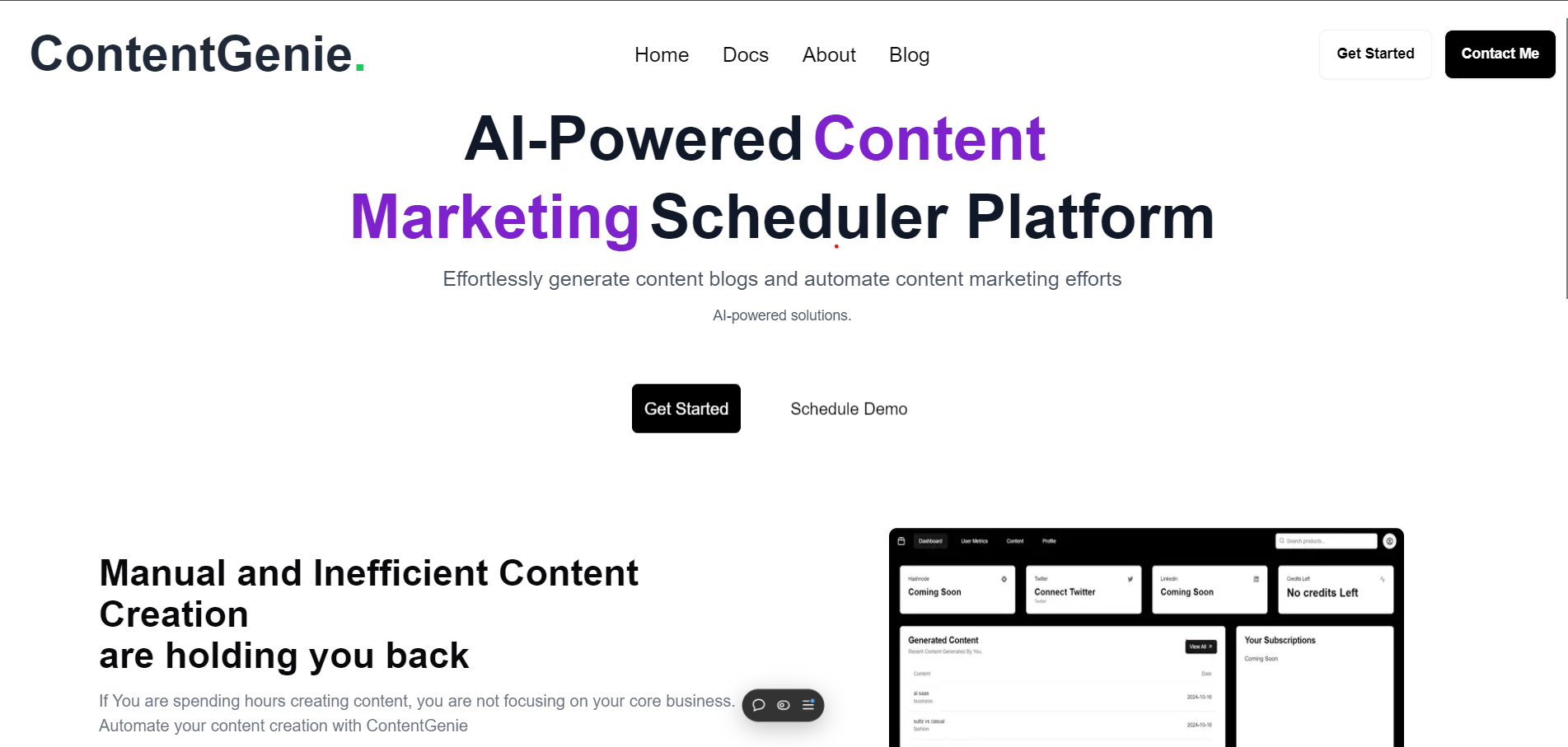 Content Manager Scheduler